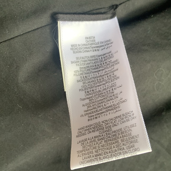 BCBG Maxazria Size L Vegan Leather Snap Closure Dress - Picture 6 of 7